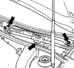  Снятие и установка двигателя стеклоочистителя ветрового стекла Volkswagen Golf IV