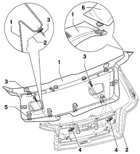  Снятие и установка нижней обивки задней двери Volkswagen Golf IV