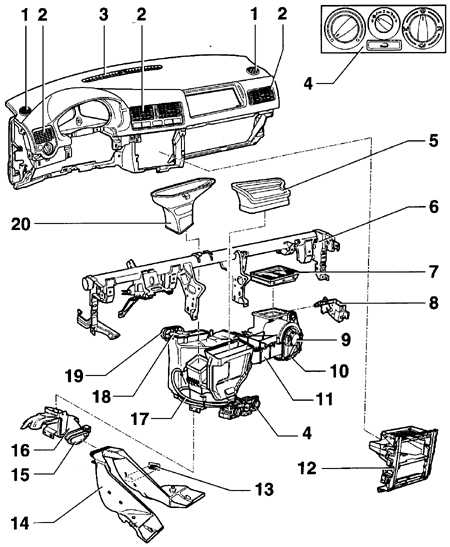  Система вентиляции и отопления Volkswagen Golf IV